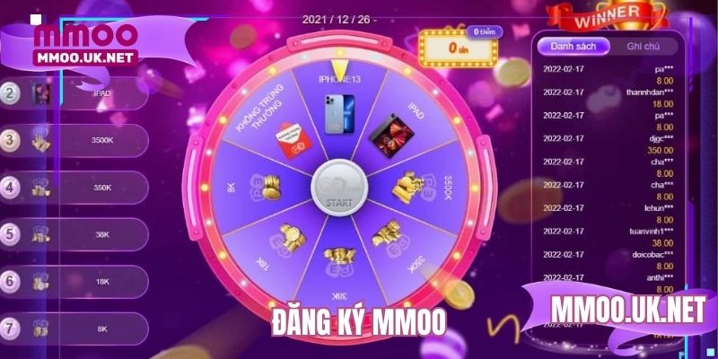 Đăng ký MMOO